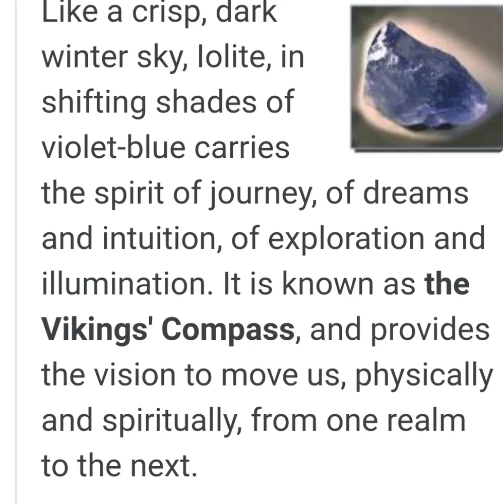 IOLITE AND DIAMOND RING - Picture 8 of 8